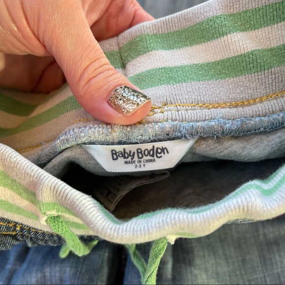 Baby Boden 2-3 Yr Jersey Lined Jeans - Picture 6 of 6